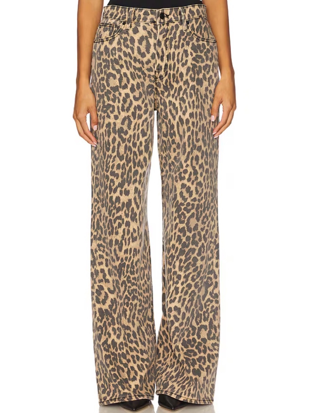 Good Standard Ease Jeans in Lucky Leopard001